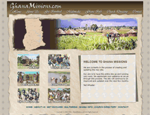 Tablet Screenshot of ghanamissions.com